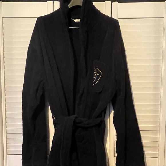 Victoria's Secret Other - Solid black Victoria’s Secret, 100% cotton belted robe